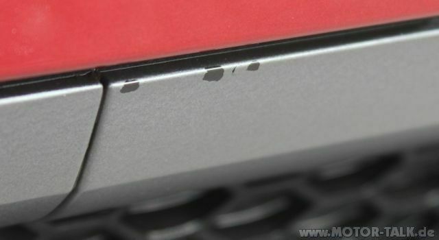 Lack des S-Line Diffusor platzt ab