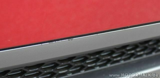 Lack des S-Line Diffusor platzt ab