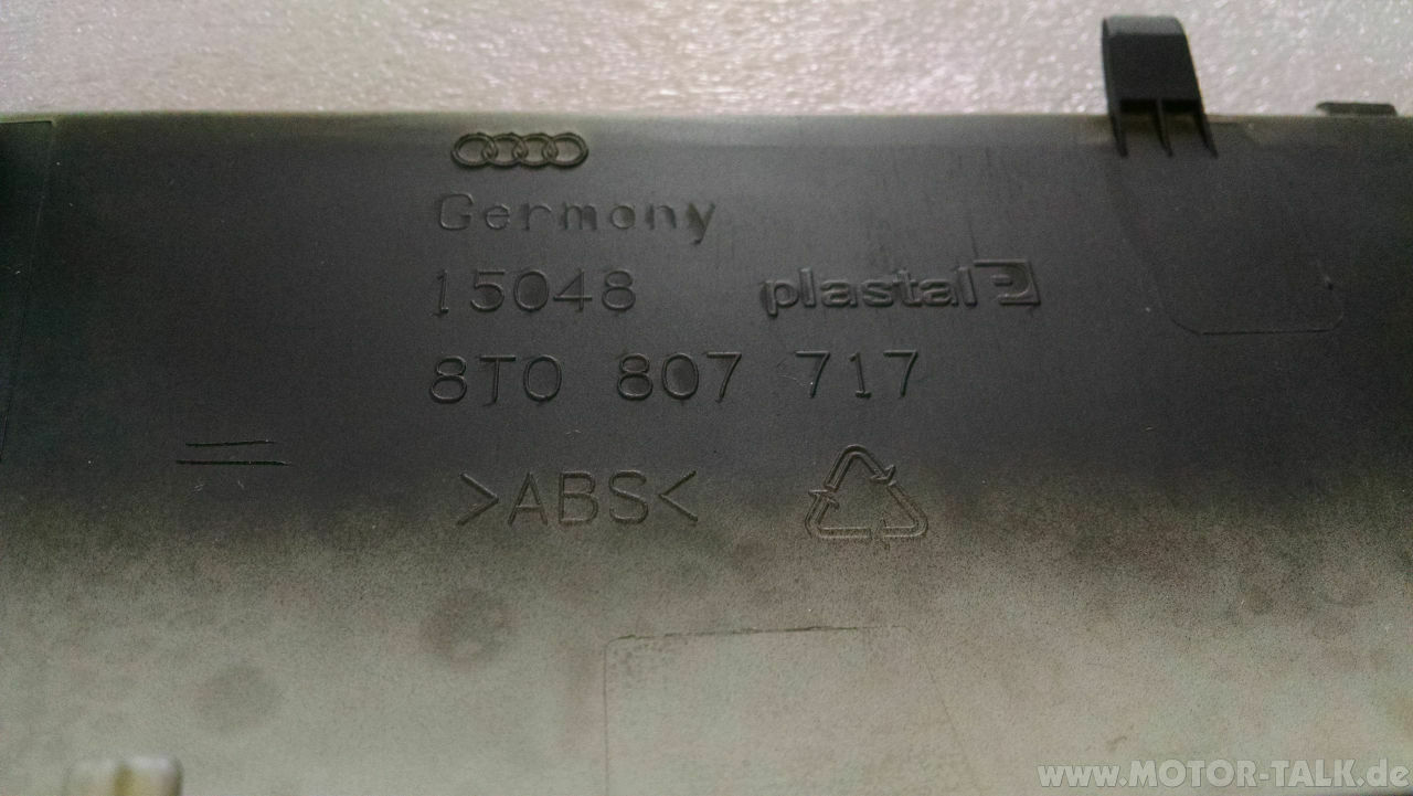 Lackierter Grill und S5 Spoilerschwert