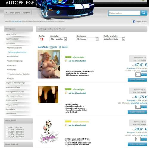 Milch-autopflege
