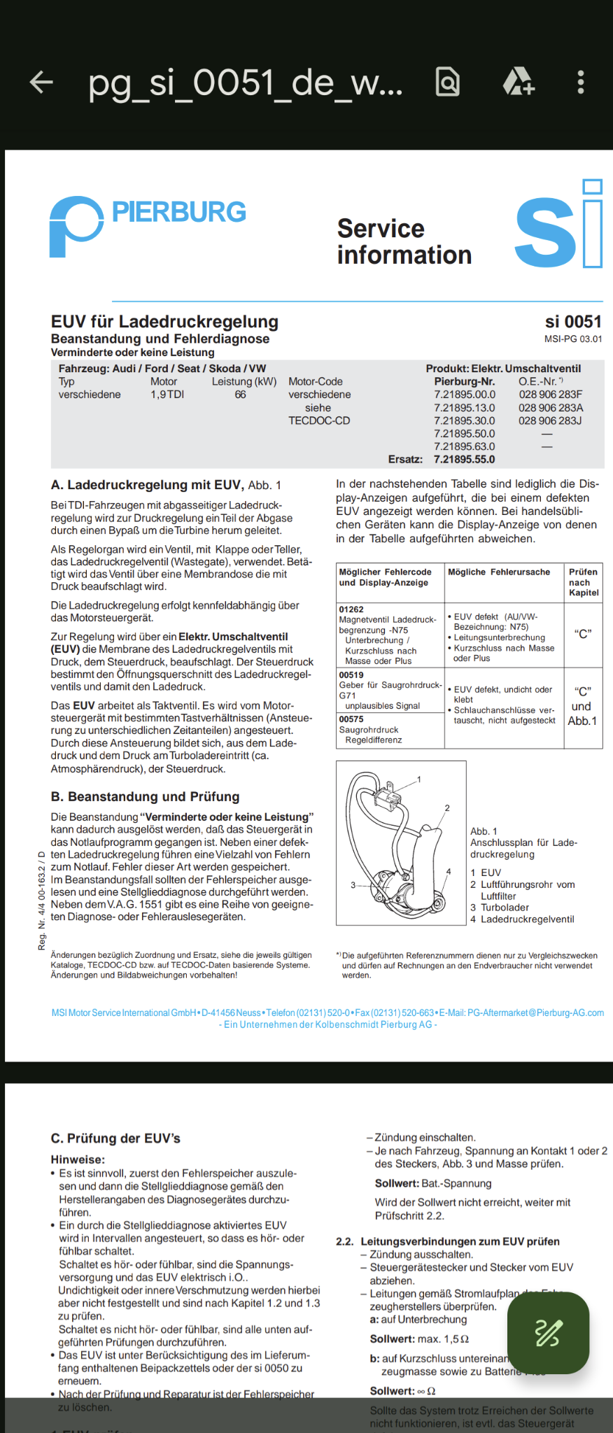 Ladedruckprobleme am V70 T5