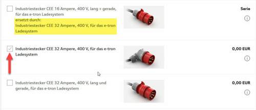 Stecker CEE16/CEE32