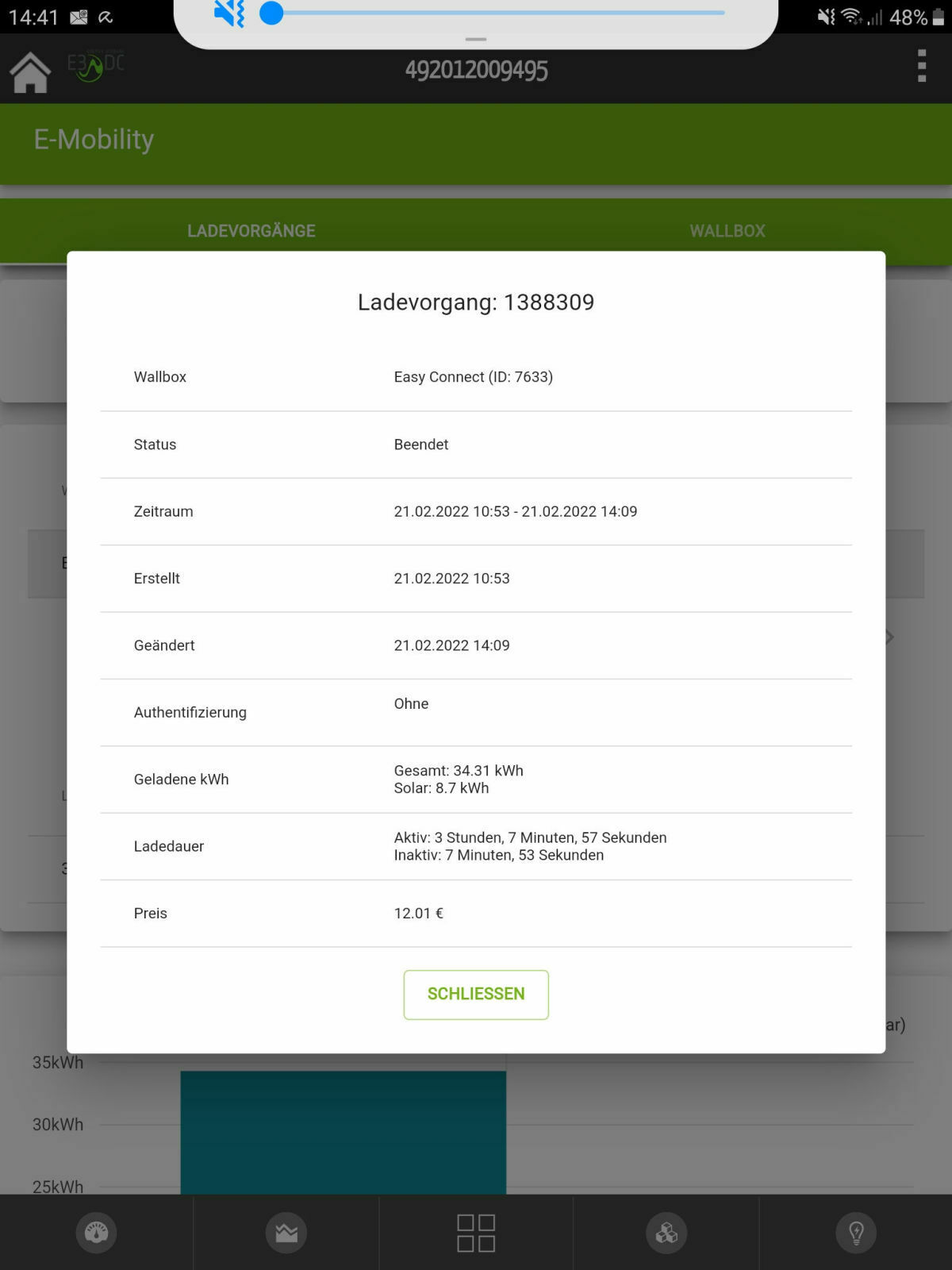 Ladeinstallation: e-tron zuhause laden