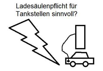 Logo Ladesäulenpflicht für Tankstellen sinnvoll?