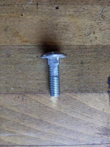 Schraube gefeilt M10 / 30 mm
