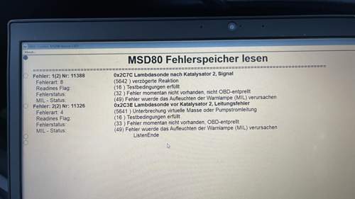 Fehlerspeicher
