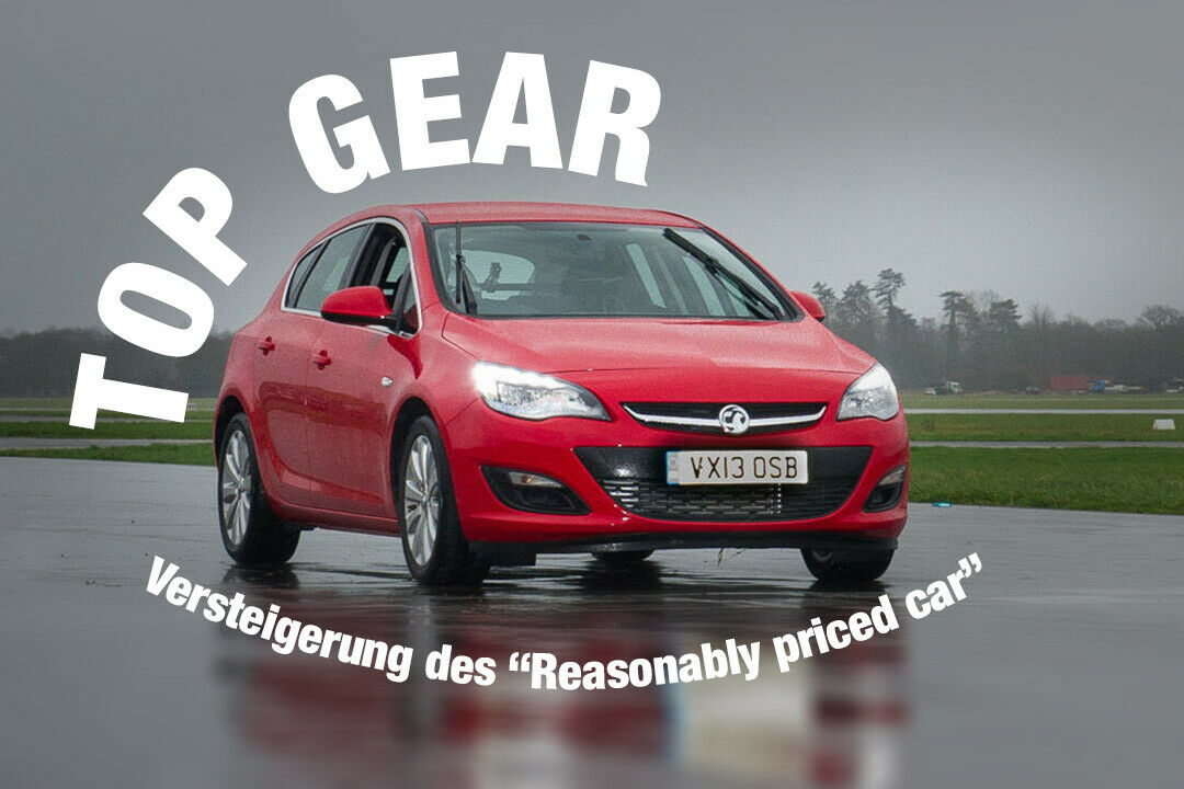 Der rote Opel/Vauxhall Astra war bei Top Gear im Einsatz