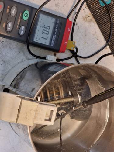 Thermostat Öffnungsbeginn