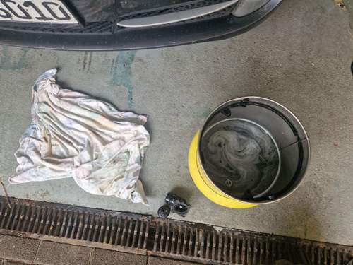 Ca. 2 Liter sind ausgelaufen