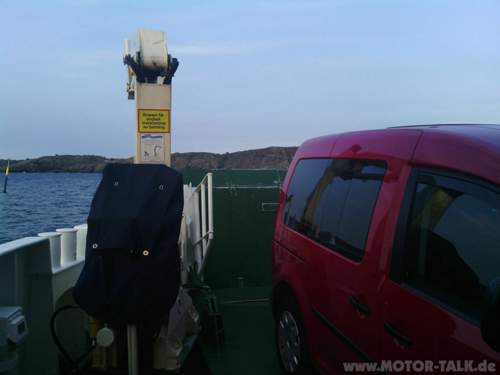 Auf meine "privaten" Fähre, Schweden