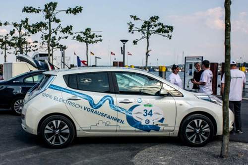 Unser MOTOR-TALKer fuhr die Rallye mit dem Nissan Leaf