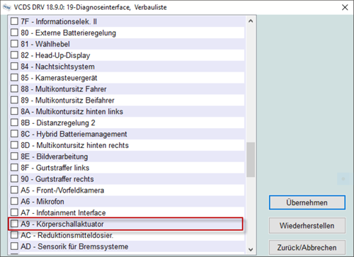 Verbauliste