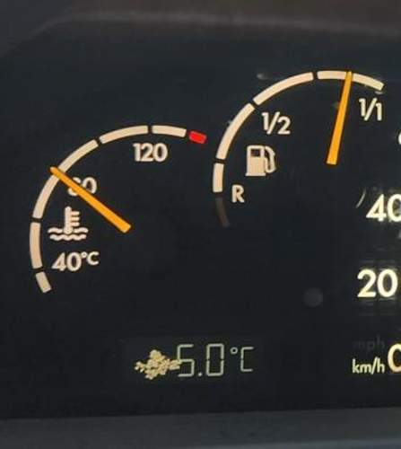 W220 Temperaturanzeige Pixelig
