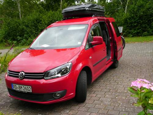 Caddy beladen 1