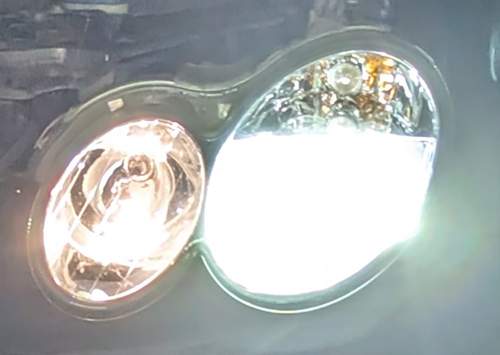 W209_H7-LED_vs_W5W-Parklicht