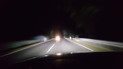 Mit Gegenverkehr nah