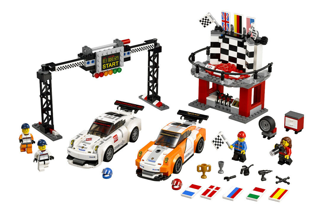 Porsche 911 RSR und 911 GT3R Hybrid im Set "Porsche 911 GT Ziellinie“
