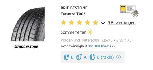 Turanza ohne Kennzeichnung