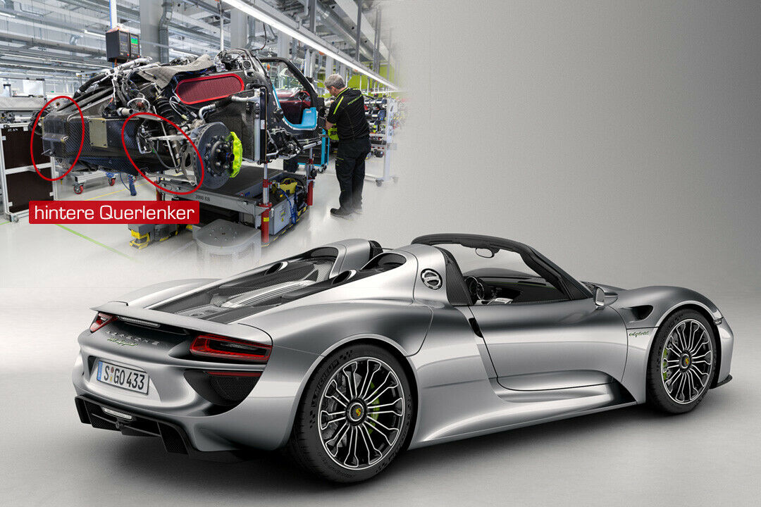 Heimlich zurückgerufen: 46 Porsche 918 Spyder mussten in die Werkstatt, bei einigen wurden die hinteren Querlenker getauscht