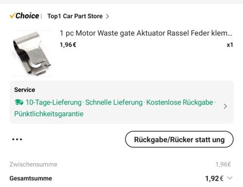 Wastegate Clip