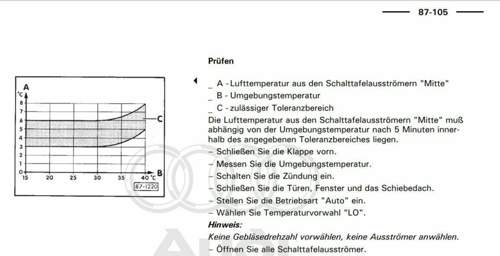 Klima-auf-kuehlung-testen