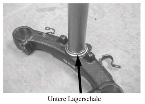 Gabelbrücke mit Lenkanschlägen