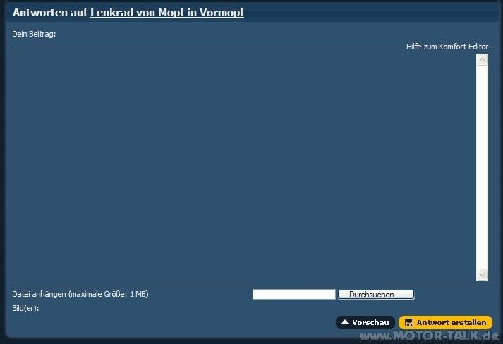 Lenkrad von Mopf in Vormopf