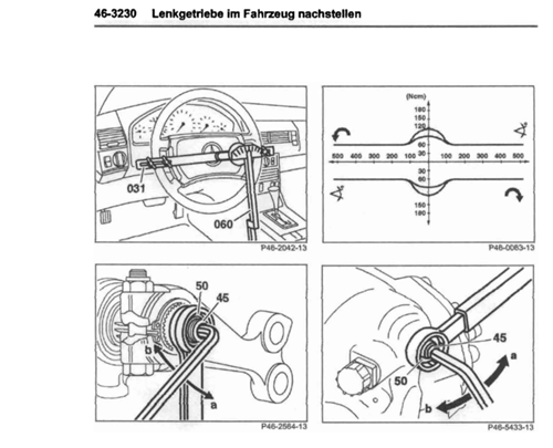 Lenkgetriebe-einstellen