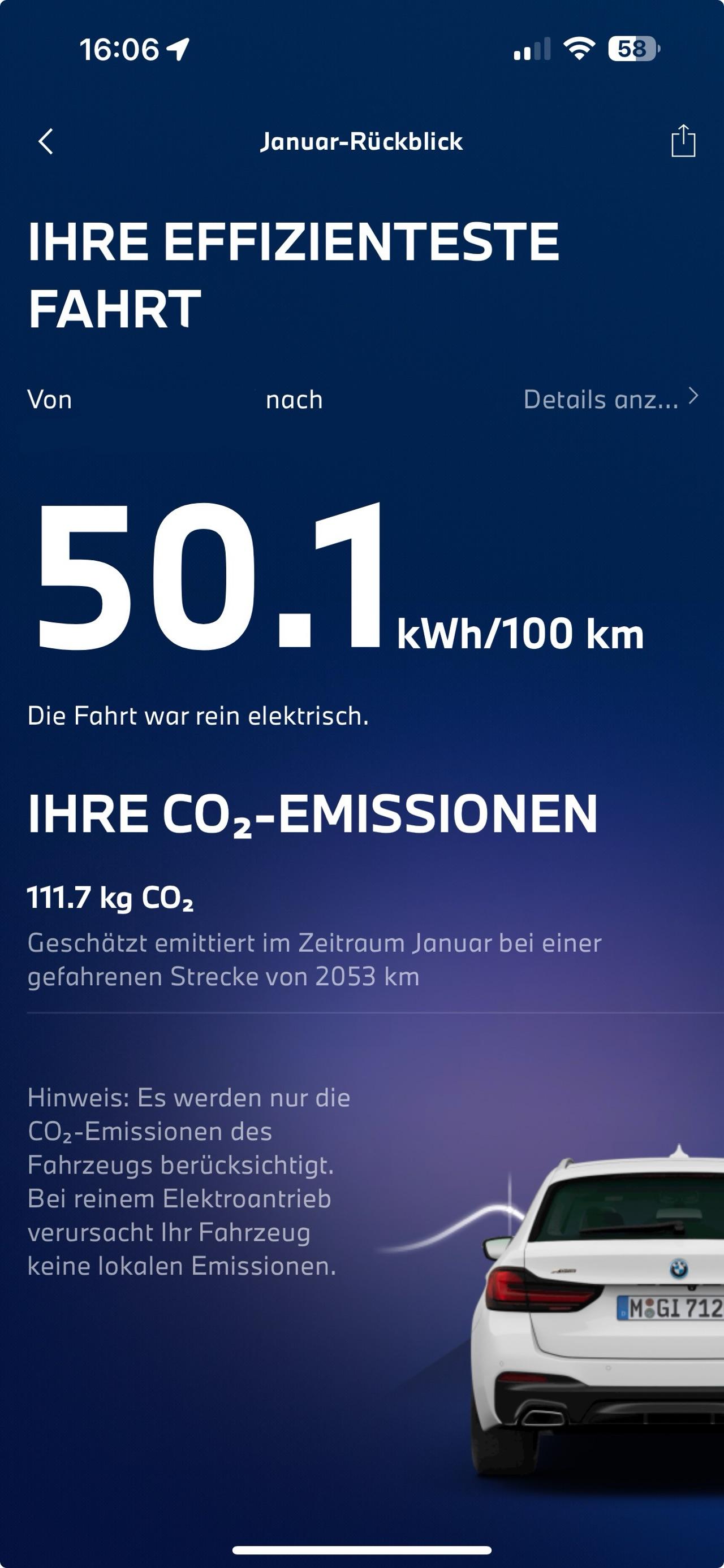 "Letzte Fahrt" vs. "Fahrtdaten" aus dem Bordcomputer