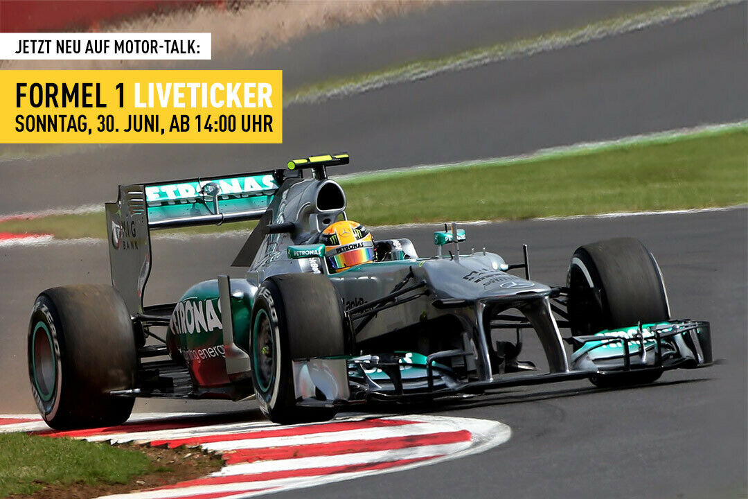 Im Qualifying der Schnellste: Lewis Hamilton in seinem Mercedes