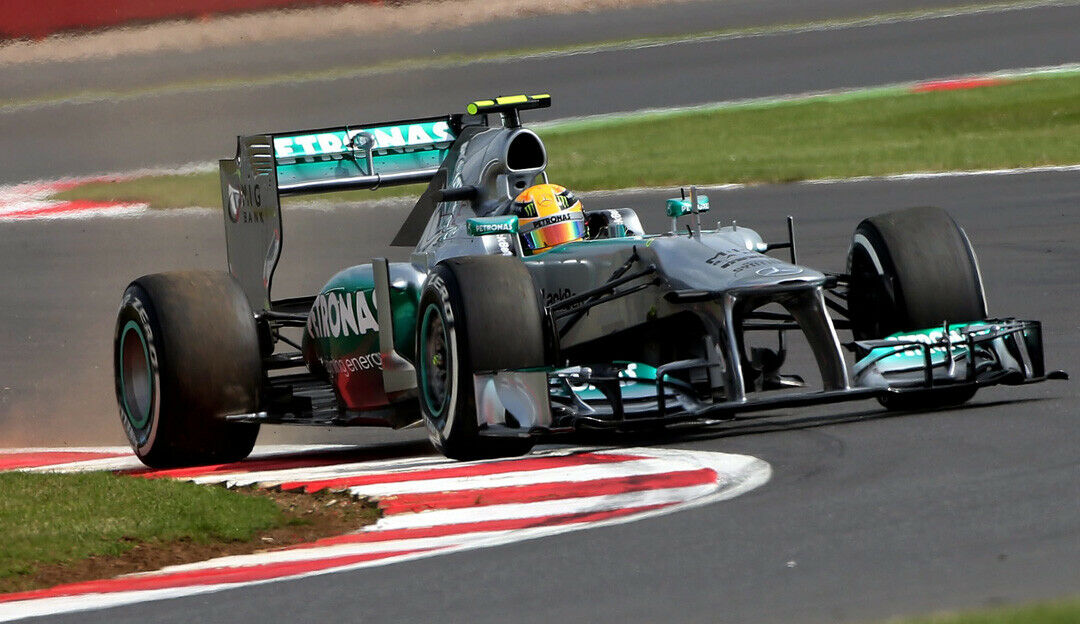 Im Qualifying der Schnellste: Lewis Hamilton in seinem Mercedes