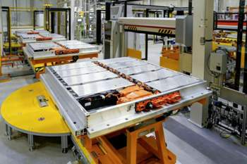 Traktionsbatterie eines Elektroautos (Bildquelle: Volkswagen)