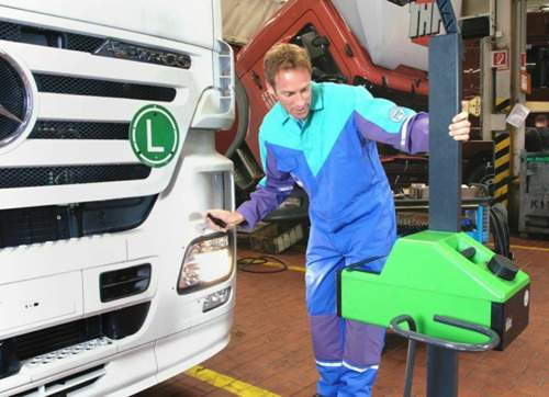 Licht-Test bei LKW