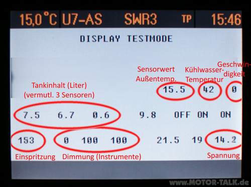 Bc-testmode-werte