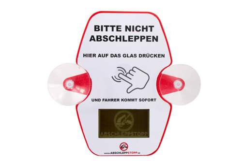 Im Inneren des Abschleppstopps befindet sich laut Aussage des Erfinders ein Smartphone
