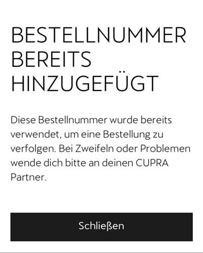 Fehlermeldung
