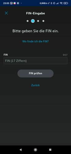 FIN-Eingabe