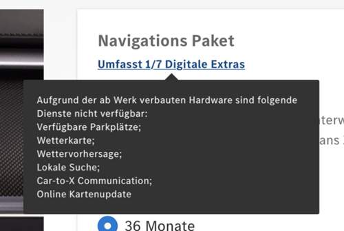 Ausgeschlossene Dienste