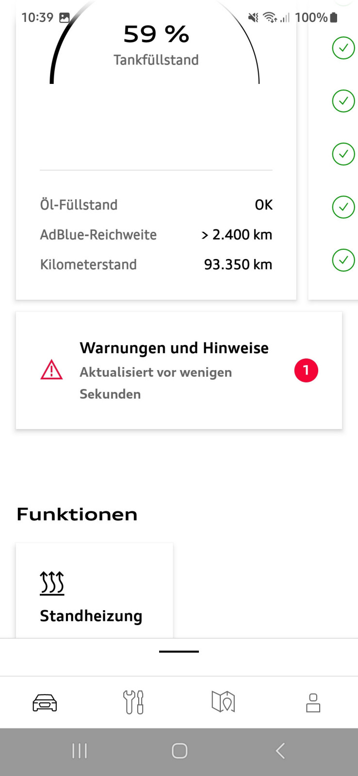 Lizenz Audi connect Navigation Infotainment