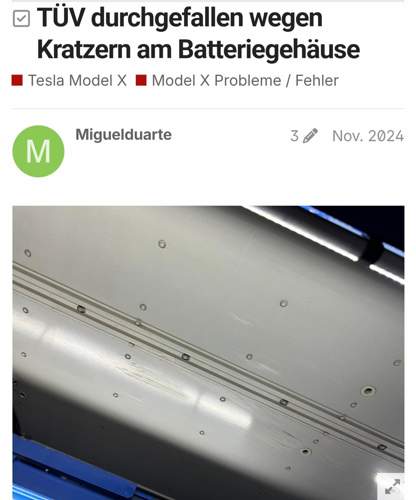BEV Kratzer am Unterboden