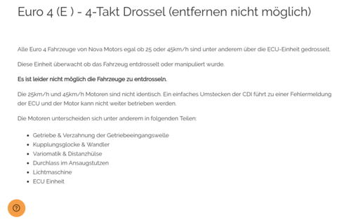E4-drosselung