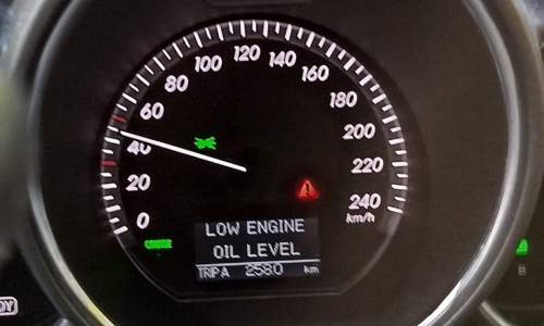 RX400h Low Engine Oil Level