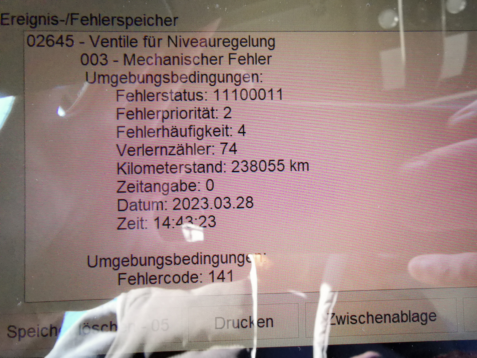 Luftfahrwerk Probleme