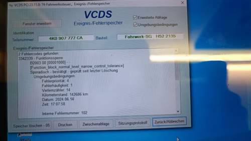 Fehlermeldung