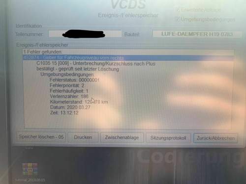 Fehlermeldung