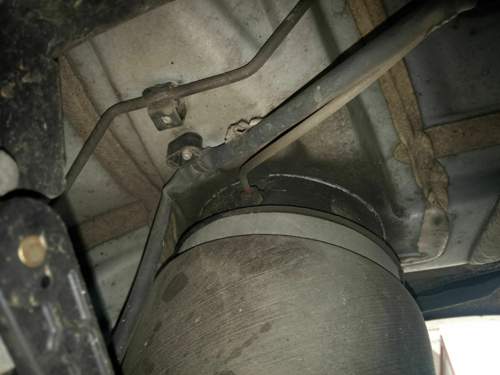 W251 Luftbalg hinten obere Befestigung