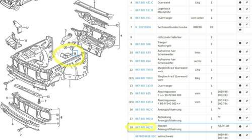 Stutzen Ansaugluftführung