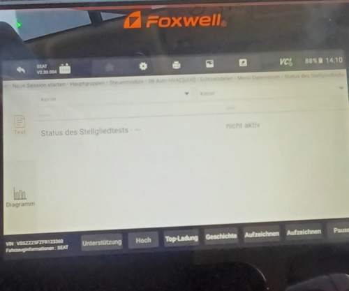 Stellgliedtest