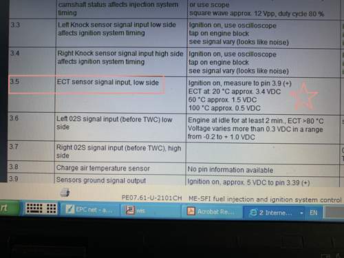 ECT voltage input