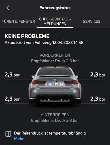 Reifendruck neu